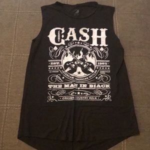 Johnny Cash Muscle Tank
